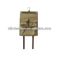 Canvas and Leather Travel Laundry Bag hanging Toiletry bag